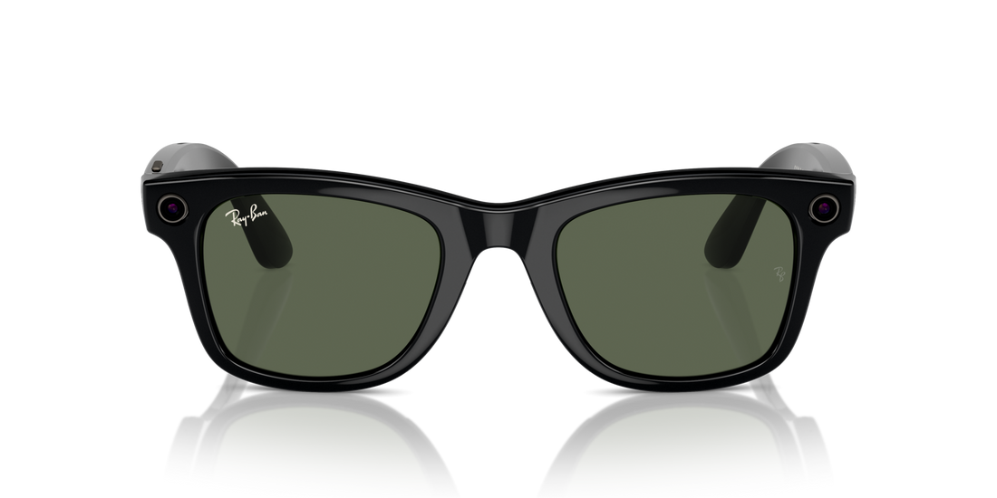 Ray-Ban | Meta Wayfarer Large Shiny Black - Premium Meta Wayfarer from Ray-Ban - Just Rs. 29900! Shop now at Laxmi Opticians