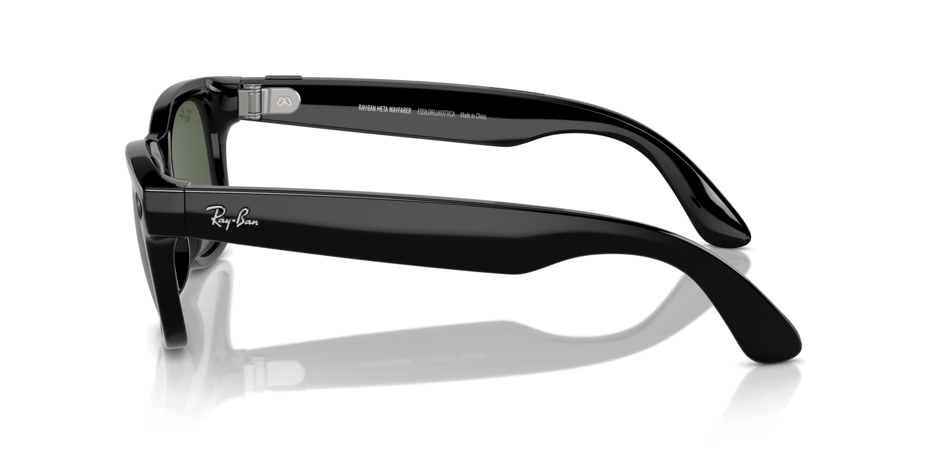 Ray-Ban | Meta Wayfarer Large Shiny Black - Premium Meta Wayfarer from Ray-Ban - Just Rs. 29900! Shop now at Laxmi Opticians