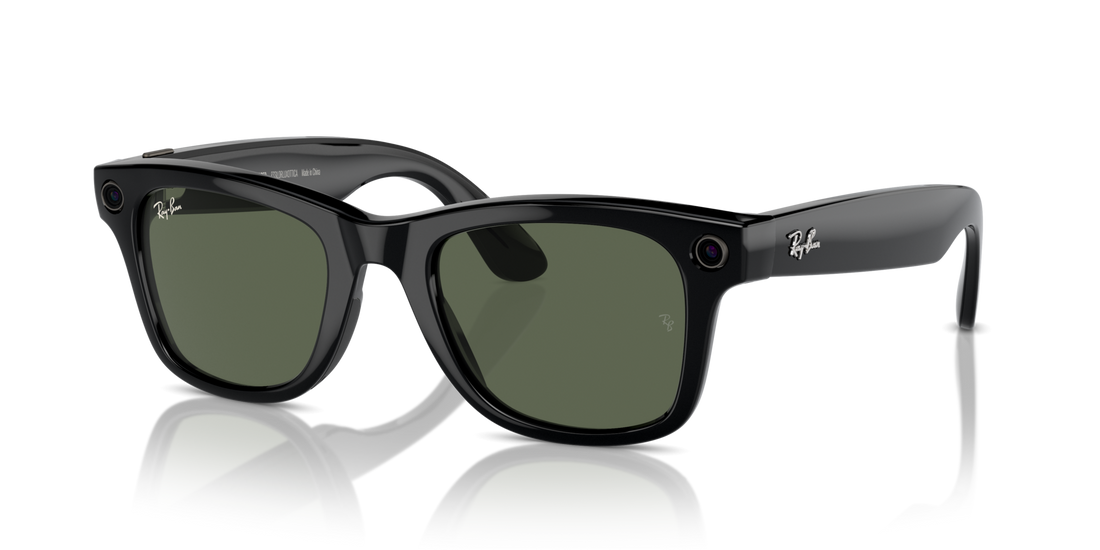 Ray-Ban | Meta Wayfarer Large Shiny Black - Premium Meta Wayfarer from Ray-Ban - Just Rs. 29900! Shop now at Laxmi Opticians