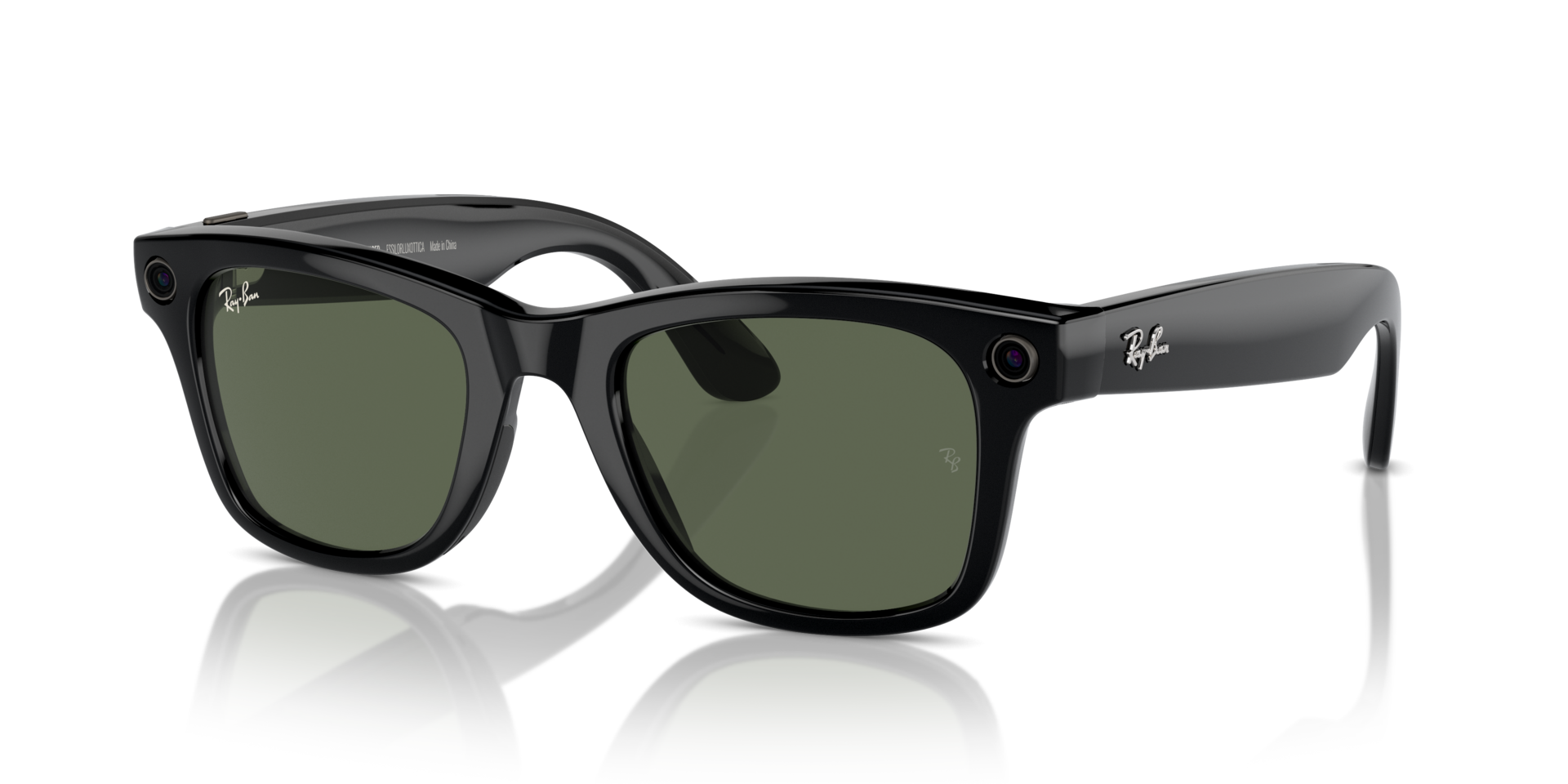 Ray-Ban | Meta Wayfarer Large Shiny Black - Premium Meta Wayfarer from Ray-Ban - Just Rs. 29900! Shop now at Laxmi Opticians