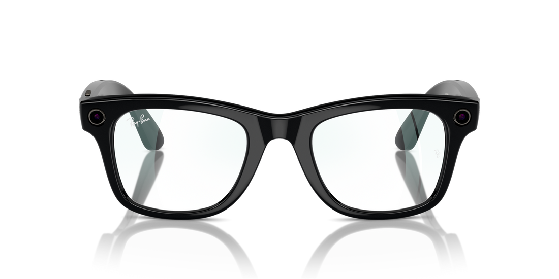 Ray-Ban | Meta Wayfarer Large Shiny Black - Premium Meta Wayfarer from Ray-Ban - Just Rs. 29900! Shop now at Laxmi Opticians