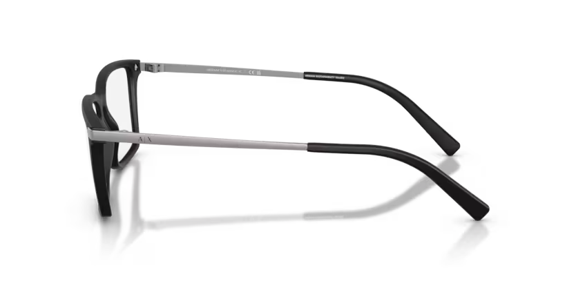 ARMANI AXCHANGE AX 3077 8001 FRAME - 54 / Matte Black - Eyeglasses