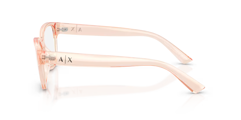 ARMANI EXCHANGE 3134U 8395 FRAME - 53 / Transparent Peach - Eyeglasses