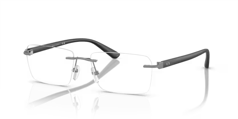 ARMANI EXCHANGE AX 1064 6003 FRAME - MATTE GUN METAL / 56 - Eyeglasses