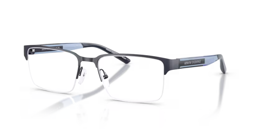 ARMANI EXCHANGE AX 1075 6130 FRAME - 55 / Blue - Eyeglasses