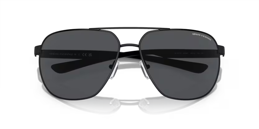 ARMANI EXCHANGE AX 2047S 6000/87 SUNGLASS - 63 / Black - Sunglasses