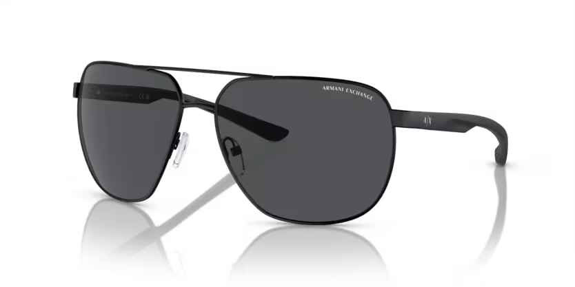 ARMANI EXCHANGE AX 2047S 6000/87 SUNGLASS - 63 / Black - Sunglasses