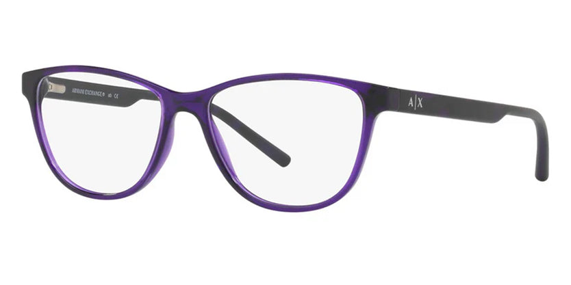 ARMANI EXCHANGE AX 3047 8236 FRAME - Purple / 53 - Eyeglasses