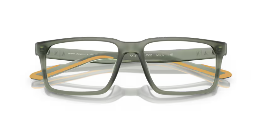ARMANI EXCHANGE AX 3118 8362 FRAME - Matt opalescent green / 55 - Eyeglasses