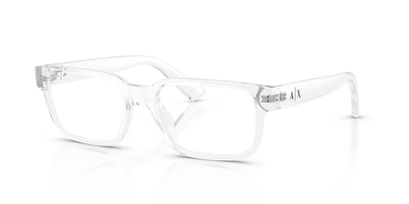ARMANI EXCHANGE AX 3122 8135 FRAME - 53 / Clear - Eyeglasses