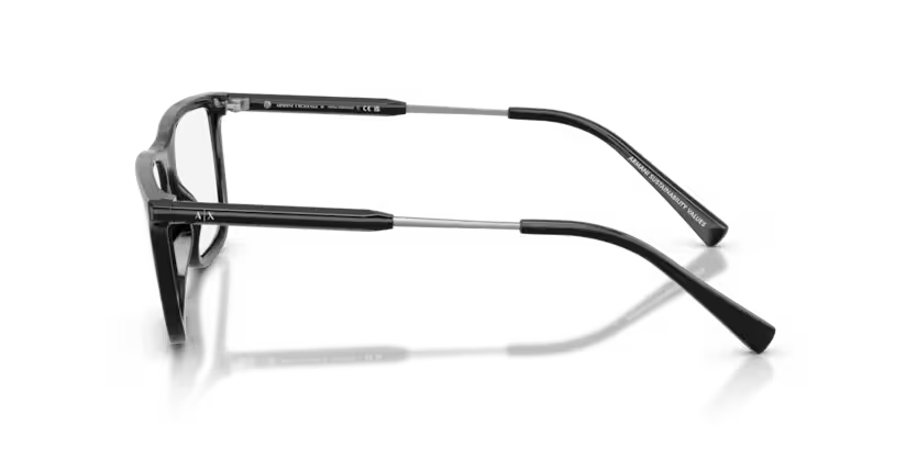 ARMANI EXCHANGE AX 3126 8158 FRAME - Black / 54 - Eyeglasses