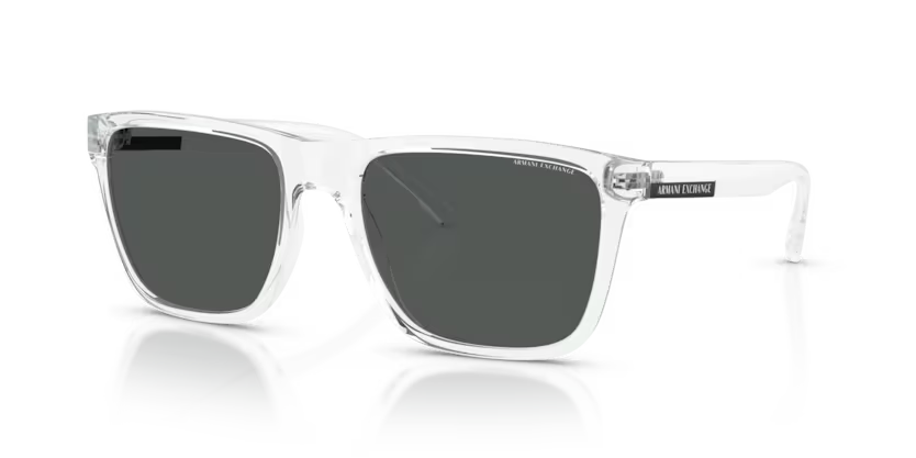 ARMANI EXCHANGE AX 4080S 823587 SUNGLASS - 57 / Clear - Sunglasses