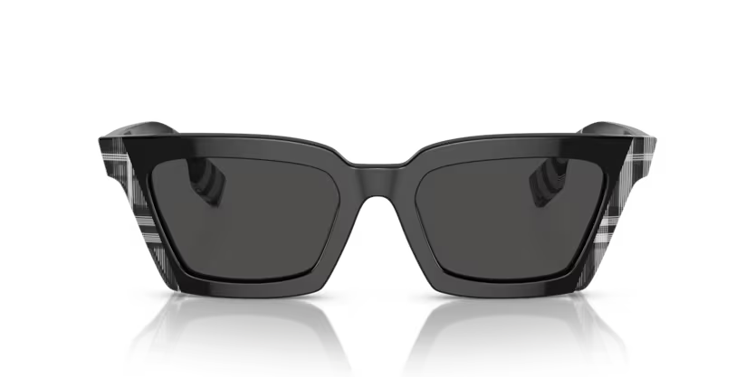 BURBERRY B 4392-U 4051/87 SUNGLASS - 52 / Black - Sunglasses