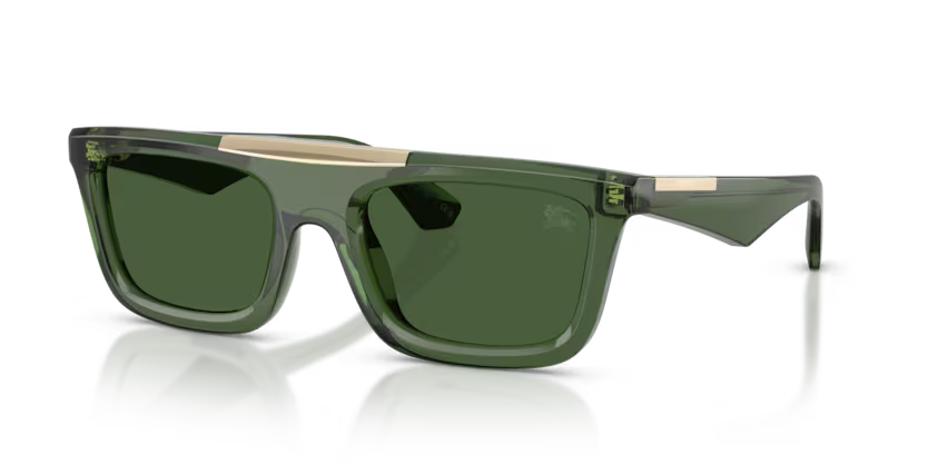 BURBERRY B 4451-U 4174/71 SUNGLASS - 54 / Green - Sunglasses
