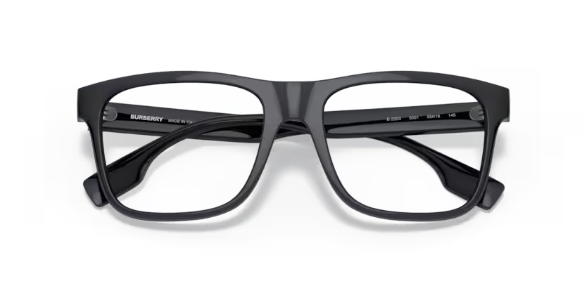 BURBERRY BE 2353 (CARTER) 3001 FRAME - Black / 53 - Eyeglasses