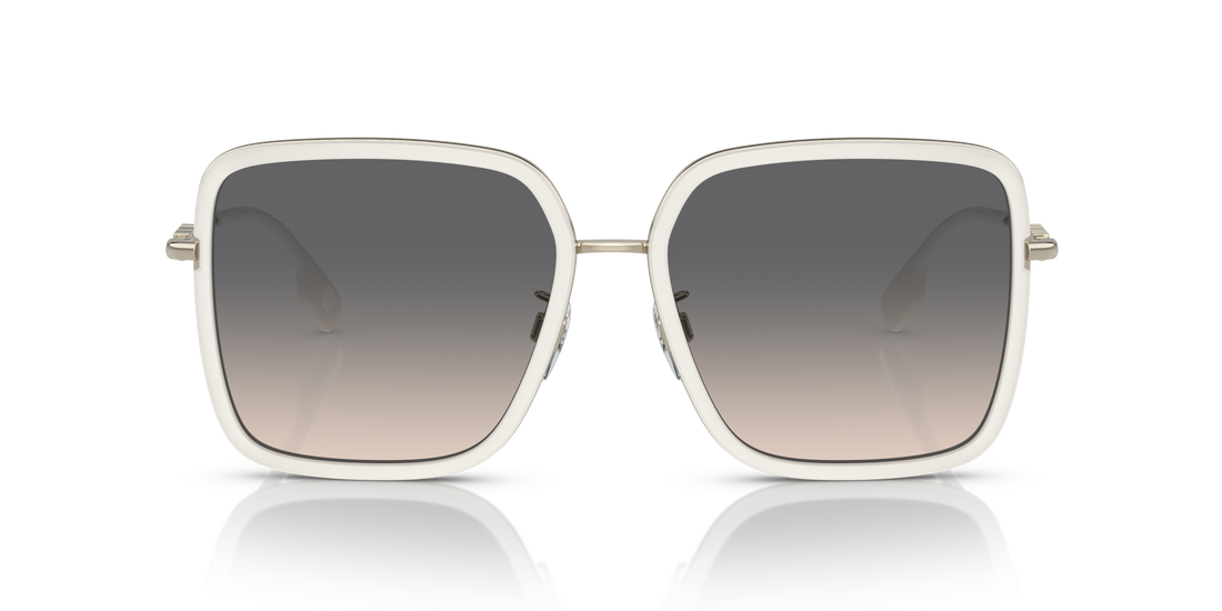 Burberry BE3145D Dionne Women's Sunglasses – Ivory / Light Brown Gradient Grey – front view