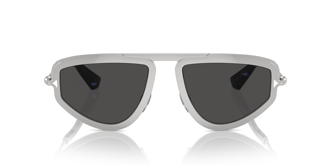 Burberry BE3150 Men's Sunglasses – Silver / Dark Grey – front view