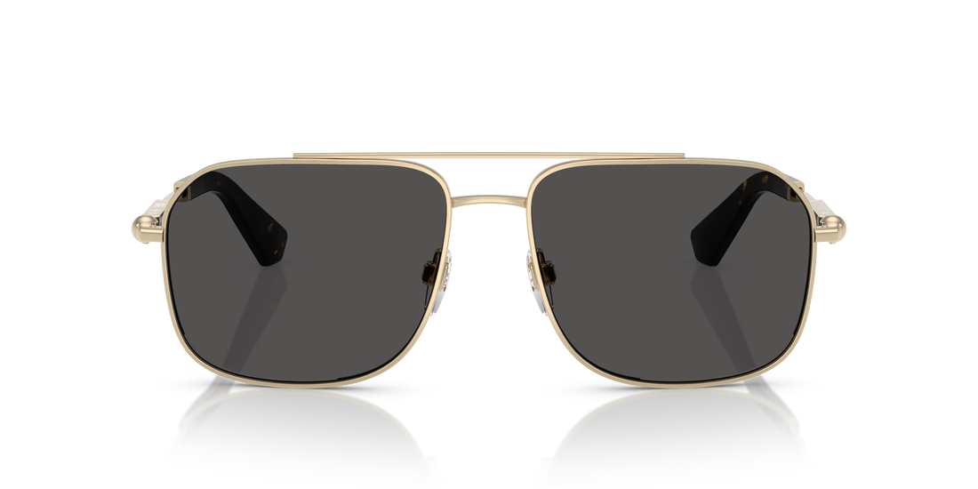 Burberry BE3159 Men's Sunglasses – Light Gold / Dark Grey – front view