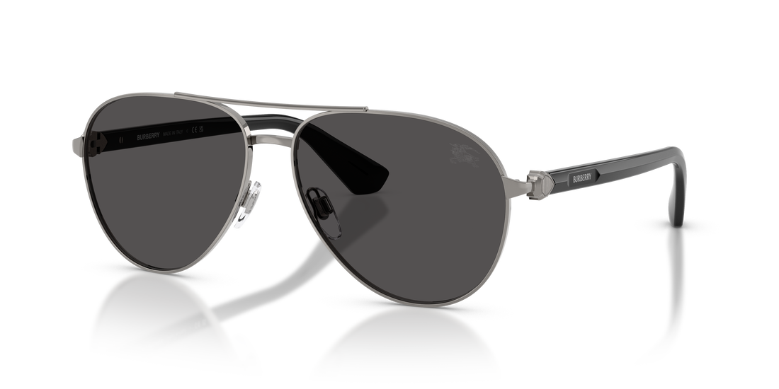 Burberry BE3167 Men's Sunglasses – Gunmetal / Dark Grey – front view