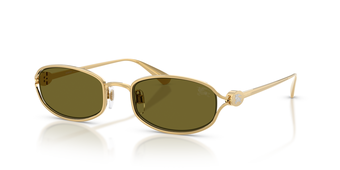 Burberry BE3177 Women's Sunglasses – Gold / Dark Green – front view
