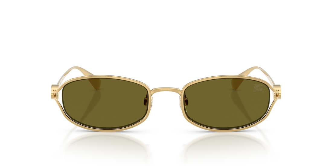 Burberry BE3177 Women's Sunglasses – Gold / Dark Green – front view