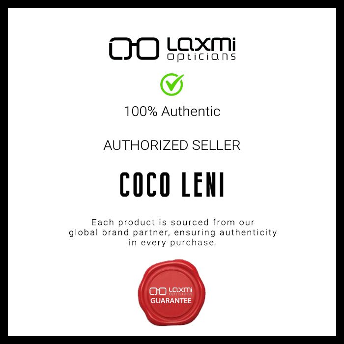 Coco Leni-GLOCKNER--BLACK Eyeglasses - Premium Eyeglasses from Coco Leni - Just Rs. 9700! Shop now at Laxmi Opticians