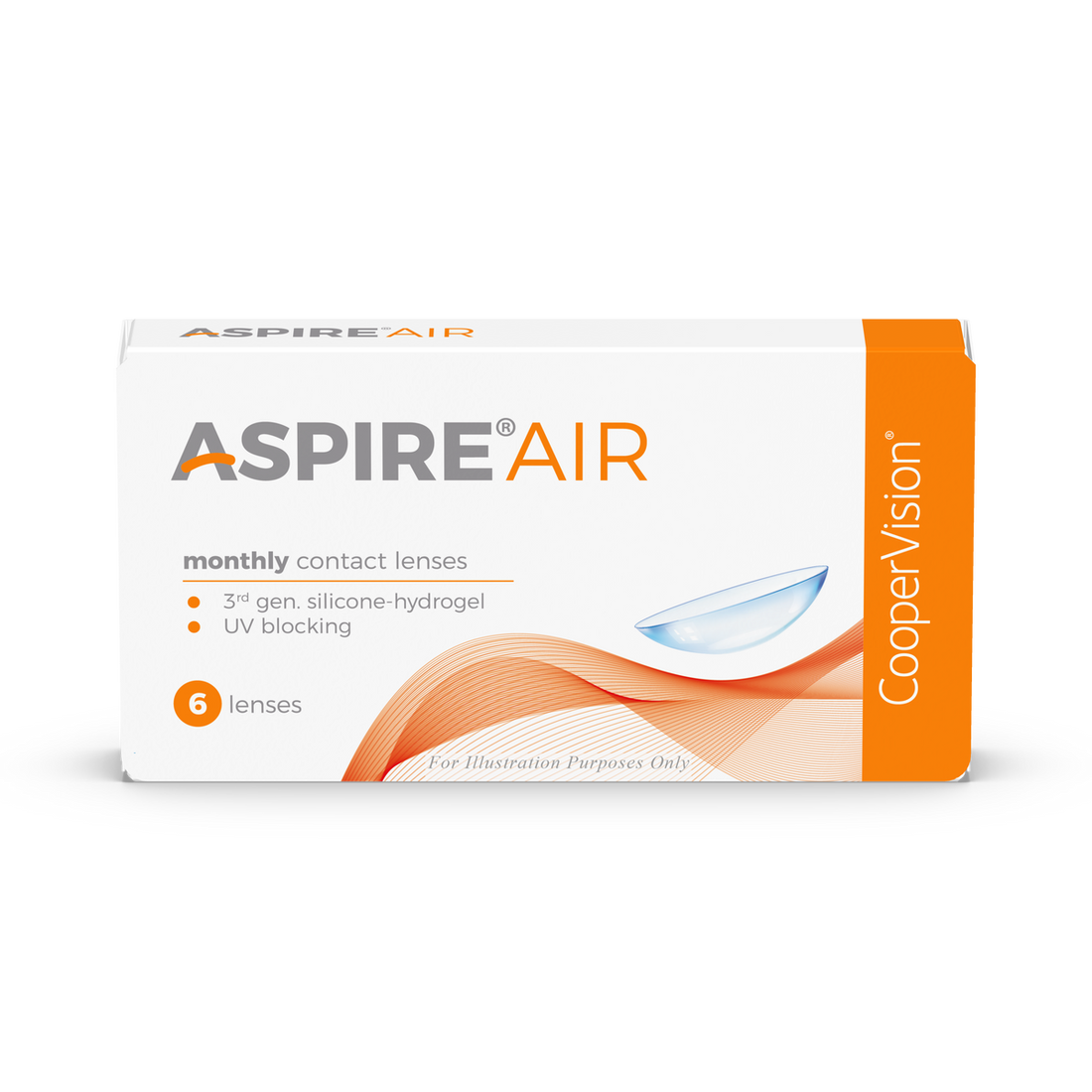 CooperVision Aspire AIR (6 Lens Box) contact lenses – Laxmi Opticians