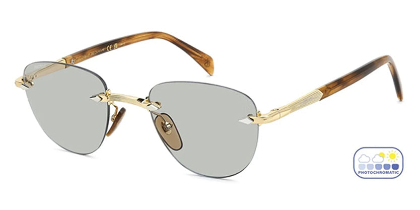 DAVID BECKHAM DB 1224/S T5U SUNGLASS - Gold - Sunglasses