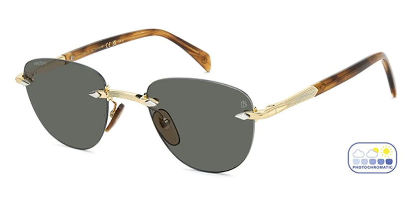 DAVID BECKHAM DB 1224/S T5U SUNGLASS - Gold - Sunglasses