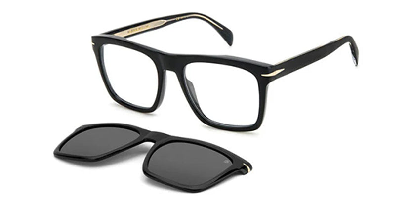 DAVID BECKHAM DB 7000/CS 807 CLIP-ON FRAME - Black / 53 - Eyeglasses