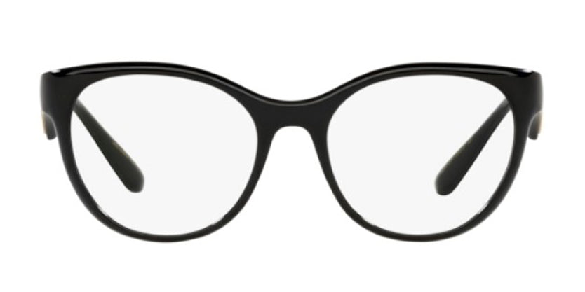 DOLCE & GABBANA 5069 501 FRAME - 53 / Black - Eyeglasses