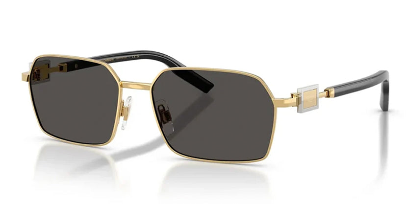 DOLCE & GABBANA DG 2316 26696 SUNGLASS - Gold / 56 - Sunglasses