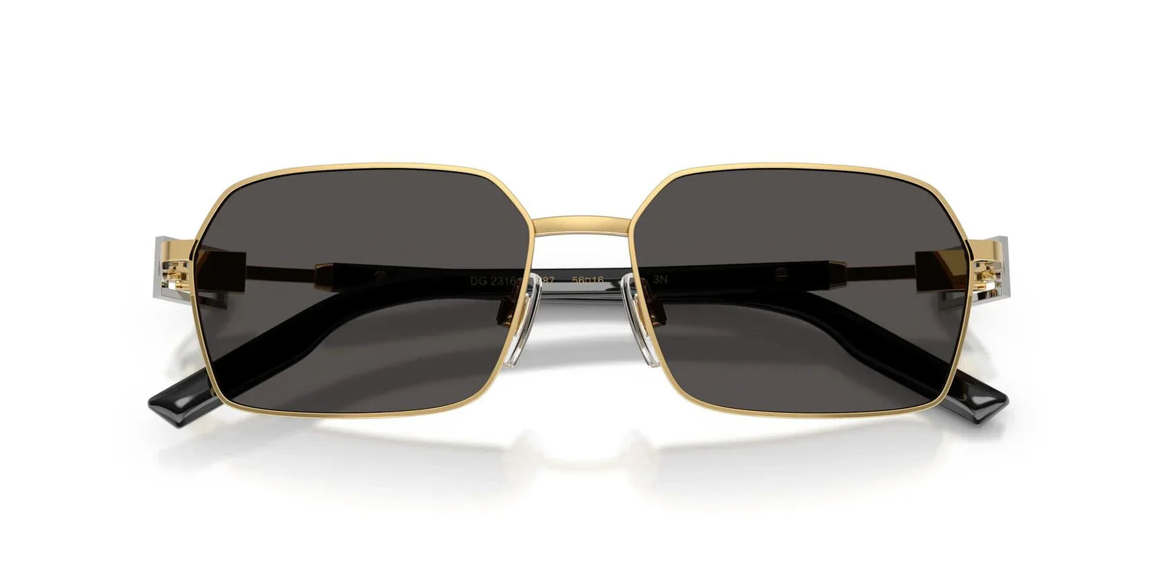 DOLCE & GABBANA DG 2316 26696 SUNGLASS - Gold / 56 - Sunglasses