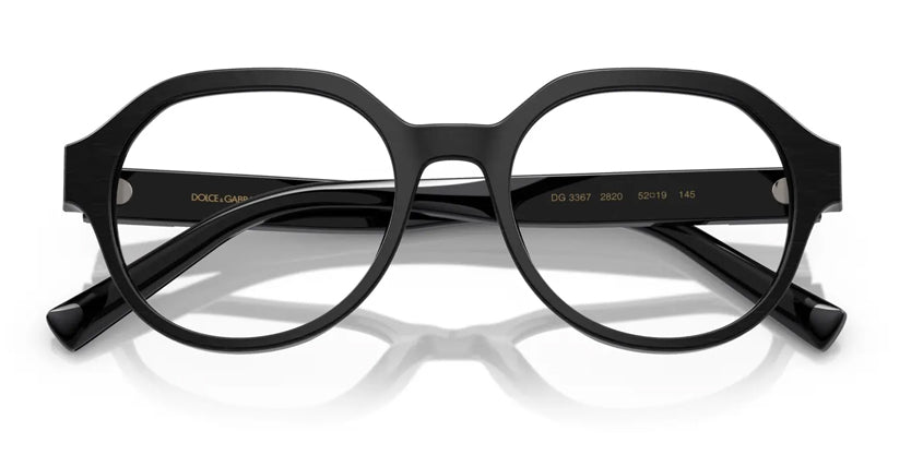 DOLCE & GABBANA DG 3367 2820 FRAME - 50 / Black - Eyeglasses