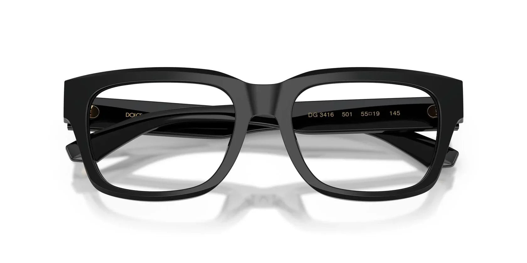 DOLCE & GABBANA DG 3416 501 FRAME - Black / 55 - Eyeglasses