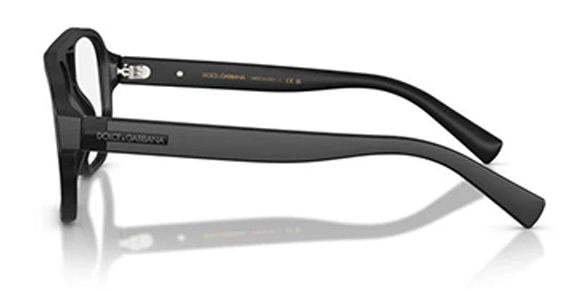 DOLCE & GABBANA DG 3447 2525 FRAME - Black / 56 - Eyeglasses