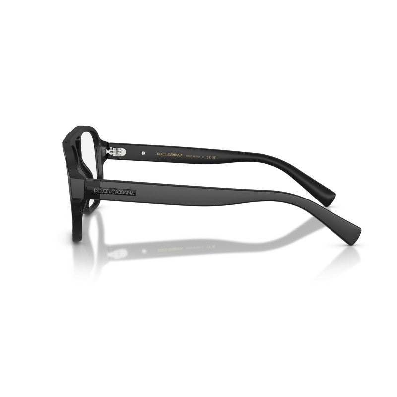 DOLCE & GABBANA DG 3447 2525 FRAME - Black / 56 - Eyeglasses