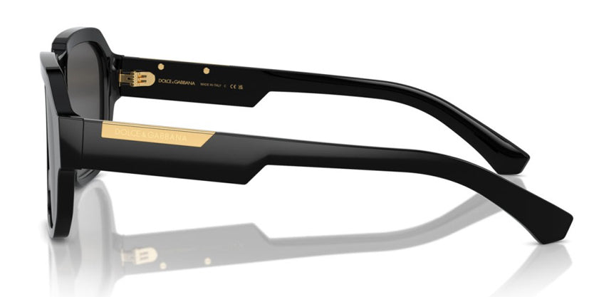 DOLCE & GABBANA DG 4464 501/87 SUNGLASS - 56 / Black - Sunglasses