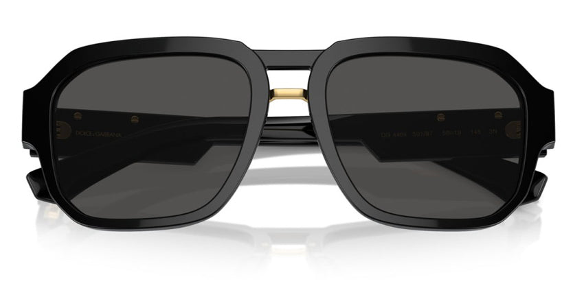 DOLCE & GABBANA DG 4464 501/87 SUNGLASS - 56 / Black - Sunglasses