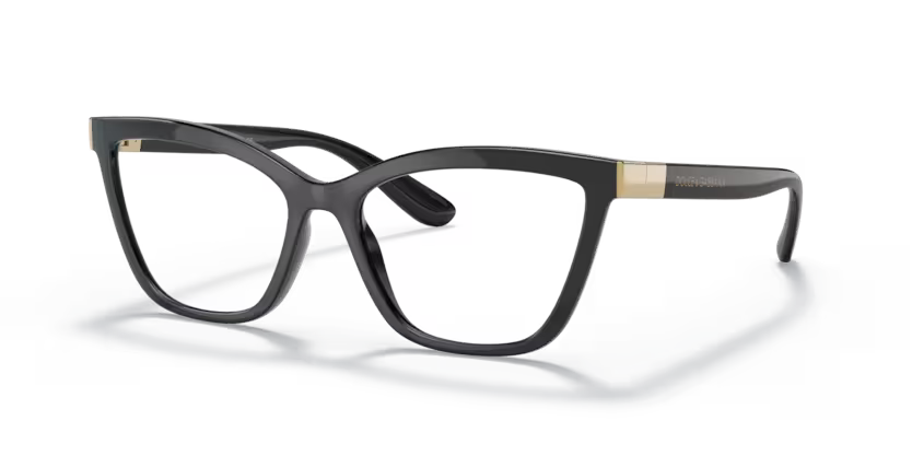 DOLCE & GABBANA DG 5076 501 FRAME - 55 / Black - Eyeglasses