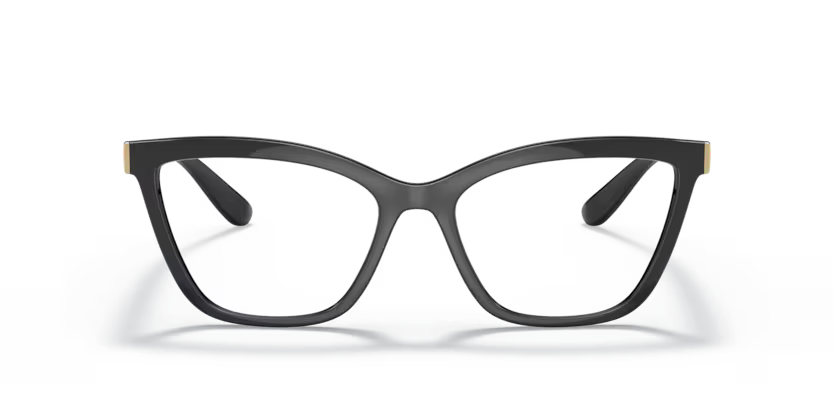 DOLCE & GABBANA DG 5076 501 FRAME - 55 / Black - Eyeglasses
