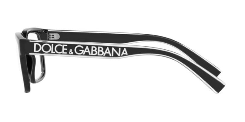 DOLCE & GABBANA DG 5102 501 FRAME - 53 / Black - Eyeglasses