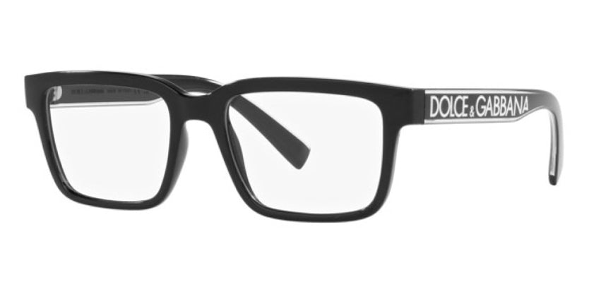 DOLCE & GABBANA DG 5102 501 FRAME - 53 / Black - Eyeglasses