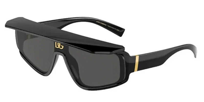 DOLCE & GABBANA DG 6177 501/87 SUNGLASS - Black / 46 - Sunglasses