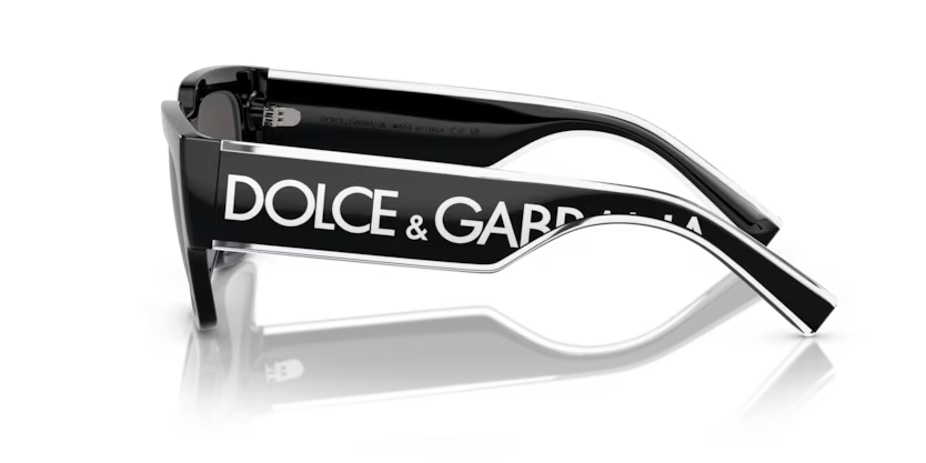 DOLCE GABBANA DG 6184 501/87 SUNGLASS - 52 / Black - Sunglasses