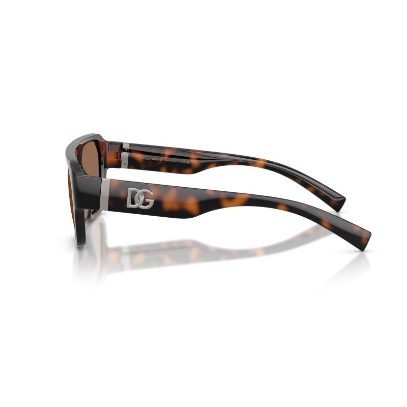 DOLCE & GABBANA DG 6206 502/73 SUNGLASS - HAVANA / 54 - Sunglasses