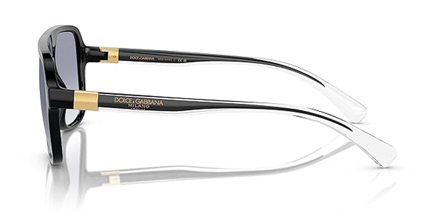 DOLCE & GABBANA DG 8134 675/79 SUNGLASS - 57 / Black - Sunglasses