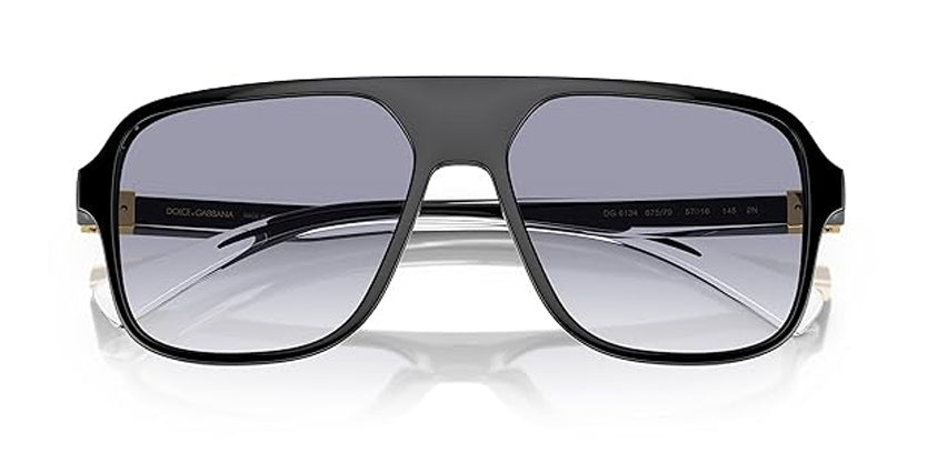 DOLCE & GABBANA DG 8134 675/79 SUNGLASS - 57 / Black - Sunglasses