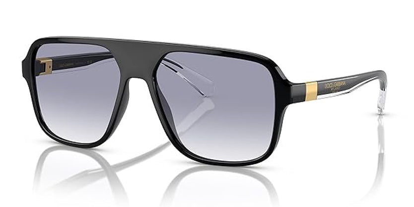 DOLCE & GABBANA DG 8134 675/79 SUNGLASS - 57 / Black - Sunglasses