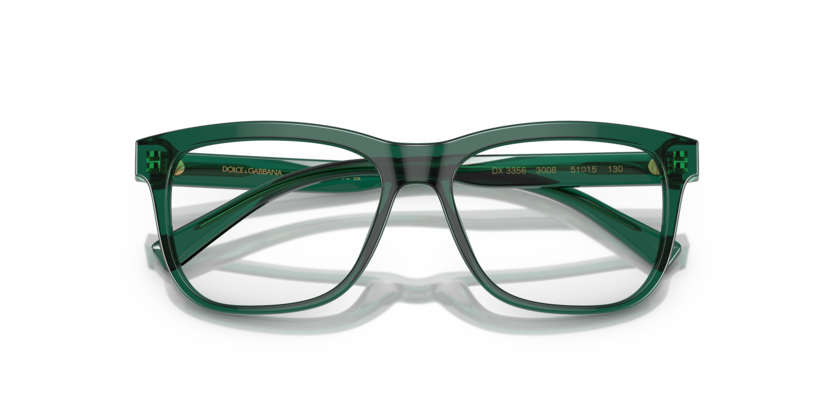 DOLCE GABBANA DX3356 3008 FRAME - Transparent green / 49 - Eyeglasses